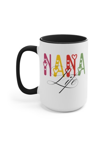 "Nana Life" #3 - Two-Tone Coffee Mug 15oz